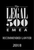 Legal 500 2018 EMEA Recommended laywer